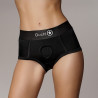 Ouch! Culotte vibrante Strap-On Brief Noire